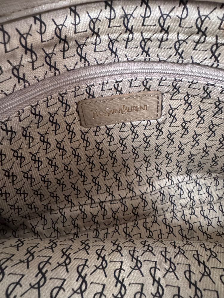 Yves Saint Laurent patterned pouch bag 5