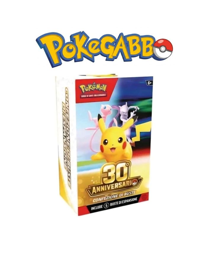 POKEMON BUNDLE 6 BUSTINE 30 ANNIVERSARIO