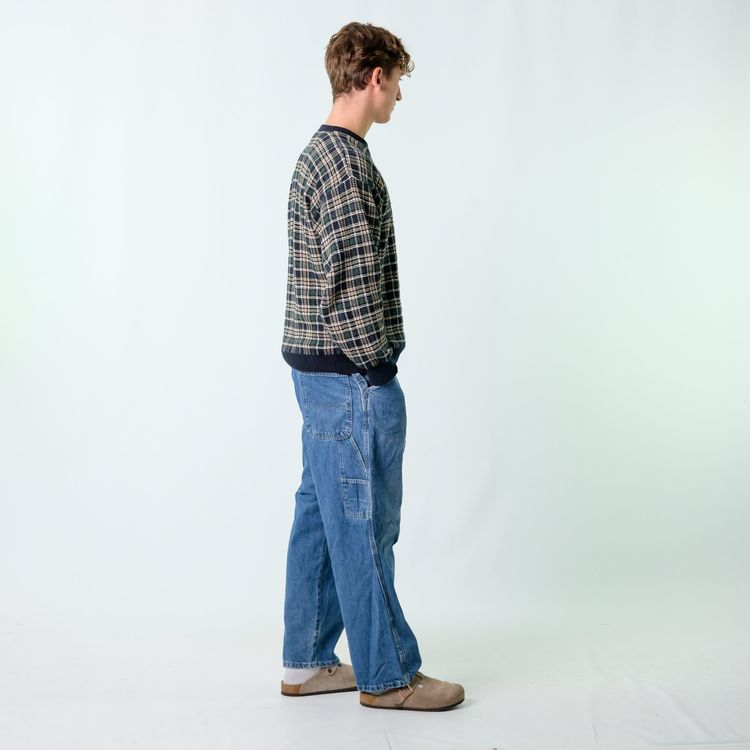 Blue y2ks Wrangler Denim Carpenter Baggy Jeans Pants (36x30) image 7