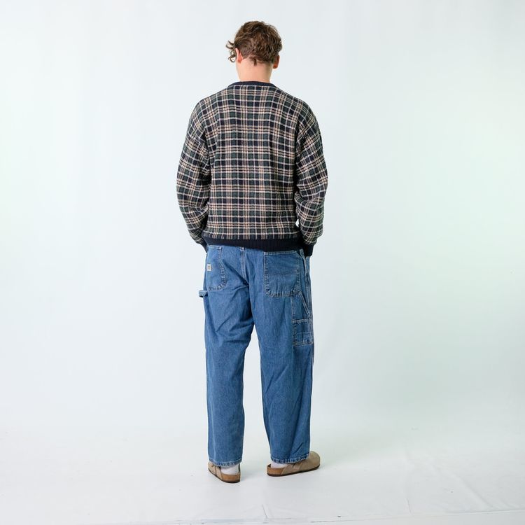 Blue y2ks Wrangler Denim Carpenter Baggy Jeans Pants (36x30) image 6