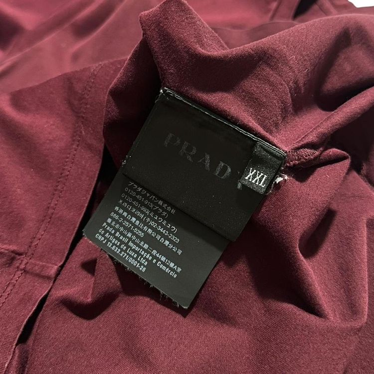 Prada Burgundy T-Shirt image 4