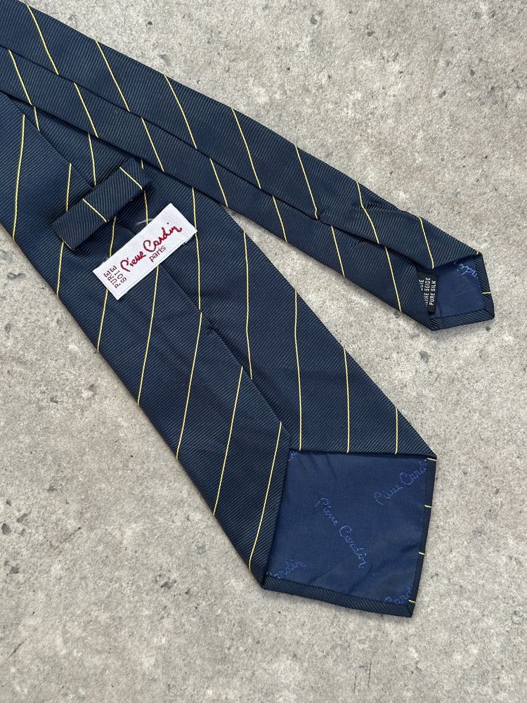 Pierre Cardin Paris 1990s Pure Silk Striped Tie image 5