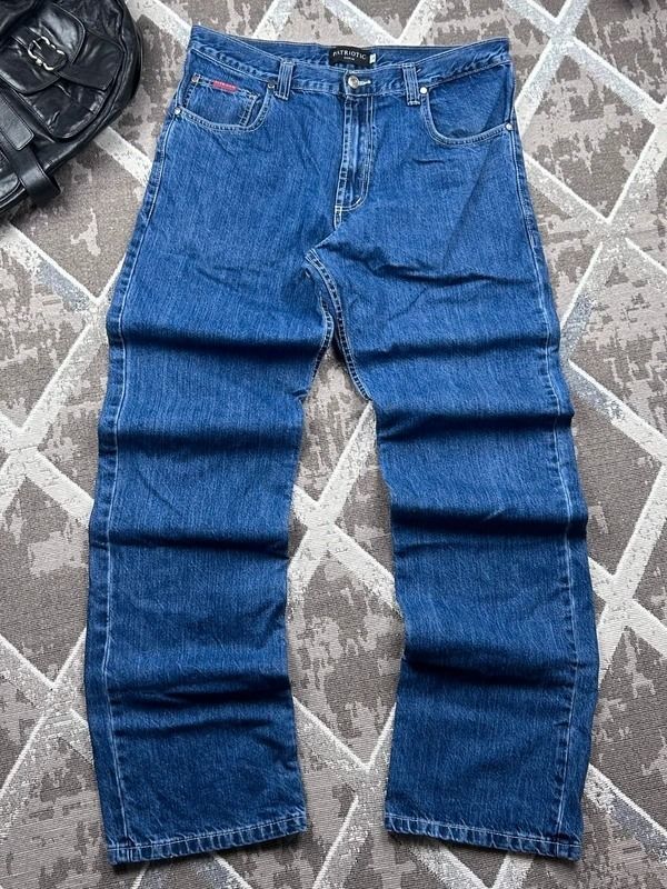 Niebieskie jeansy size M/L
