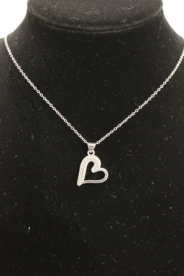 Gold plated deMonty heart necklace image 2