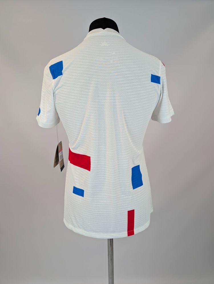 Nike Dri-FIT ADv damska koszulka sportowa retro geometryczna biała imagen 2
