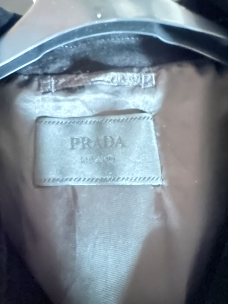 Prada Black Zip-Up Jacket image 3