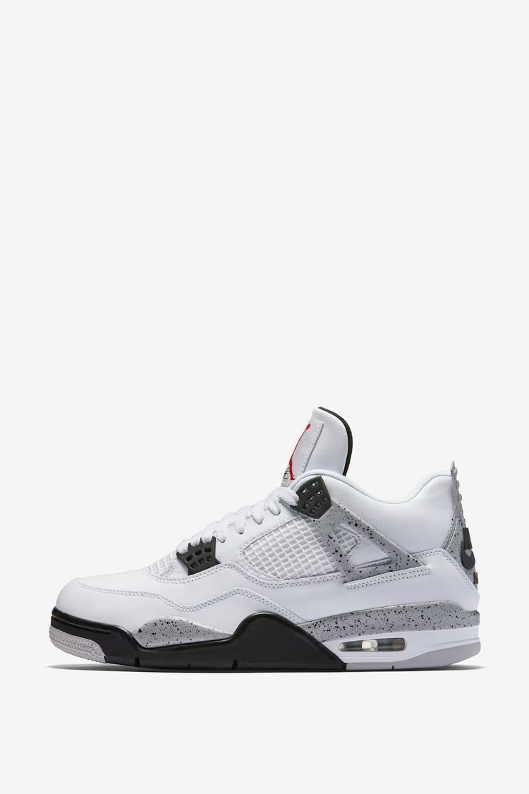 Nike Air Jordan 4 Retro OG White Cement Sneakers product image