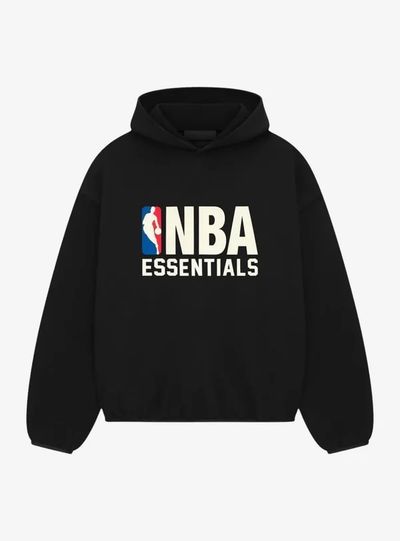 Fear of God Essentials x NBA Hoodie Black