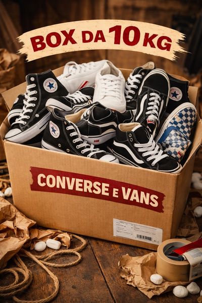 Converse e vans box stock da 10 kg
