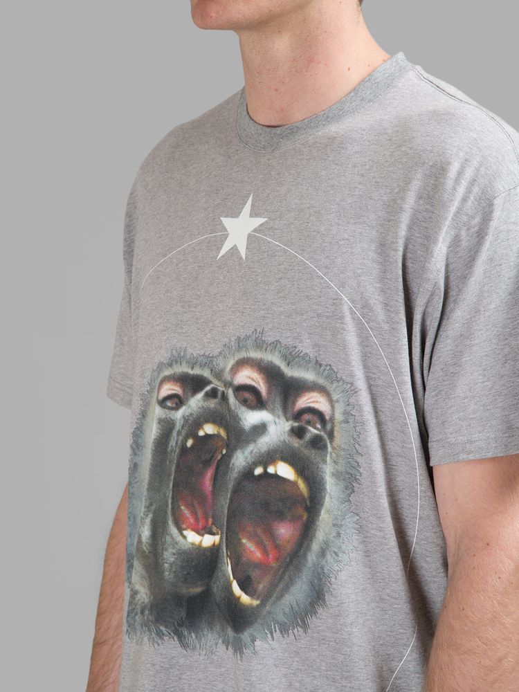 Givenchy Grey Monkey Brothers T-Shirt image 4