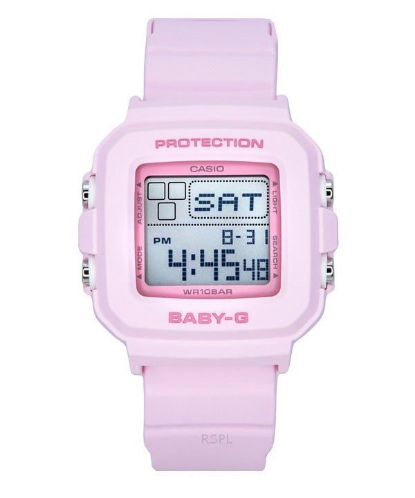 Casio Baby-G Digital Resin Strap Pink Dial Quartz BGD-10-4 100M Women's Watch image 1