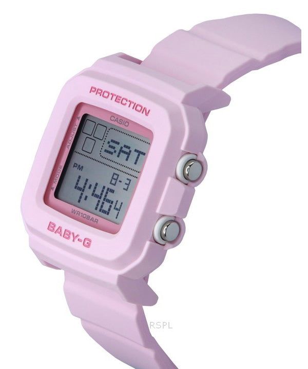 Casio Baby-G Digital Resin Strap Pink Dial Quartz BGD-10-4 100M Women's Watch image 5
