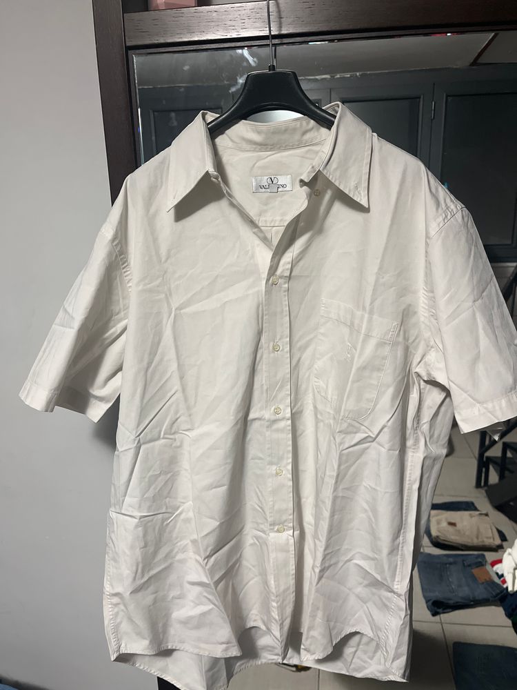 Valentino Short Sleeve Button-Up Shirt