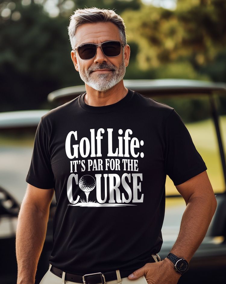 Golf Life Par 5 T-Shirt image 8