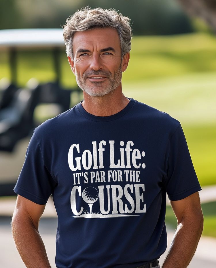 Golf Life Par 5 T-Shirt image 4