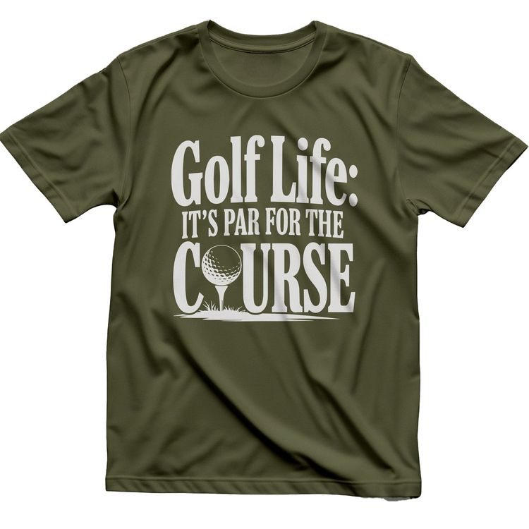 Golf Life Par 5 T-Shirt image 11
