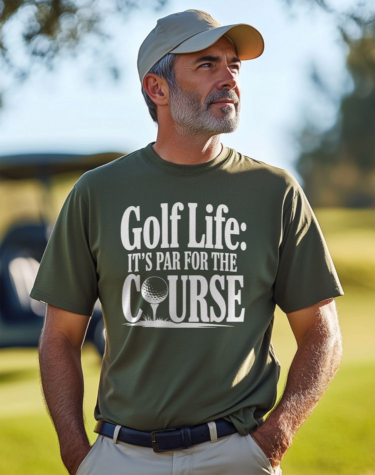 Golf Life Par 5 T-Shirt image 2