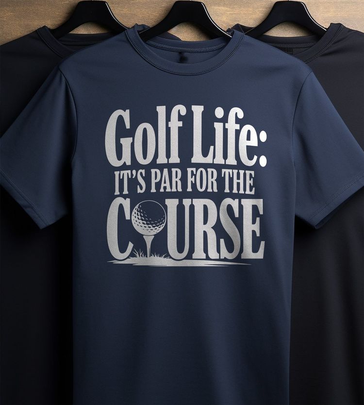 Golf Life Par 5 T-Shirt image 3