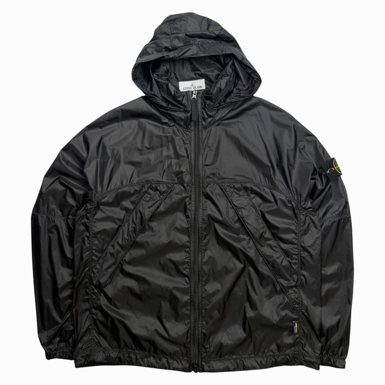 A/W 25 Stone Island Ripstop Light HT Nylon Windbreaker Jacket - Black image 1