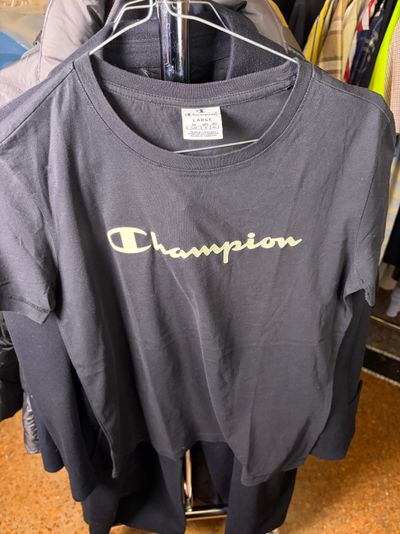 Champion Black T-Shirt