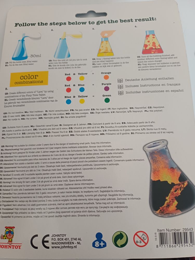 Science Explorer Lava Bottle Kit 2