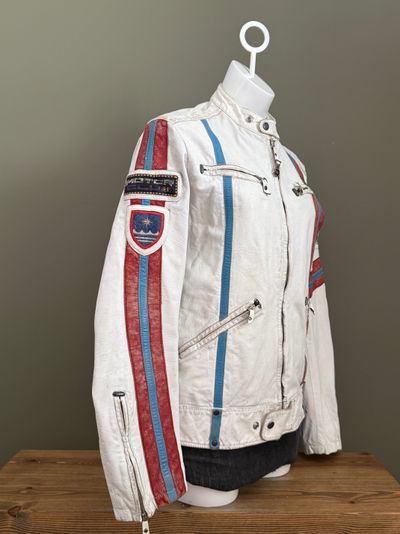 Diesel Leather Biker Jacket (M) 28