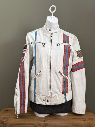 Diesel Leather Biker Jacket (M) 10