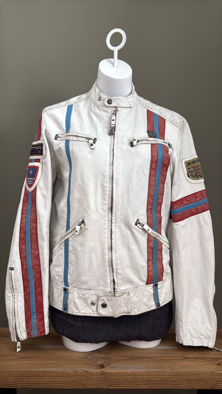 Diesel Leather Biker Jacket (M) 2