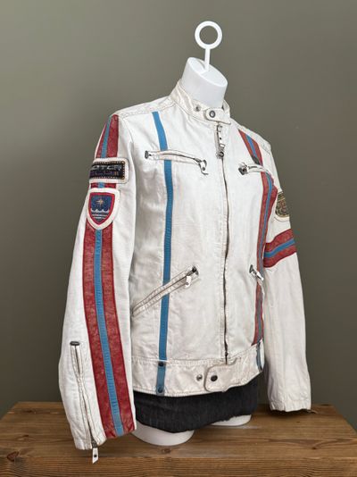 Diesel Leather Biker Jacket (M) 8