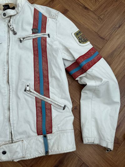 Diesel Leather Biker Jacket (M) 6