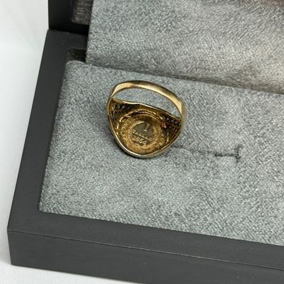 9ct 1 Tallar Coin Ring 6