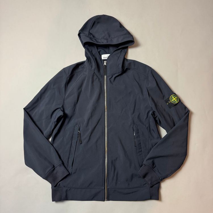 Stone Island Navy Blue Light Soft Shell R - Medium