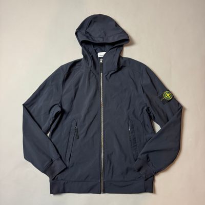 Stone Island Navy Blue Light Soft Shell R - Medium