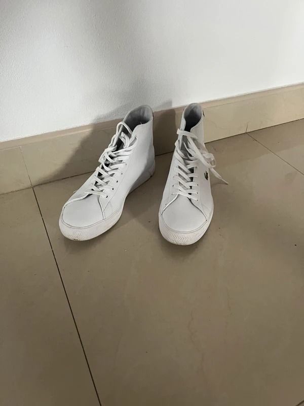 Lacoste White High-Top Sneakers imagen 2