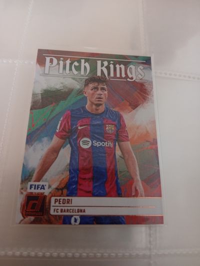 Ref A1-P23. Pedri. Barcelona. Donruss FIFA. Insert pitch kings