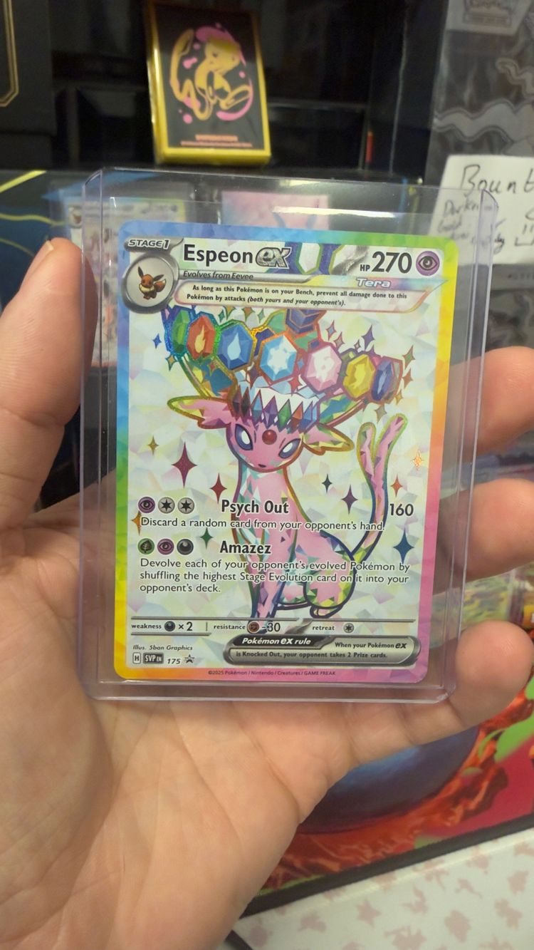 Espeon Ex Pokémon Card promo 