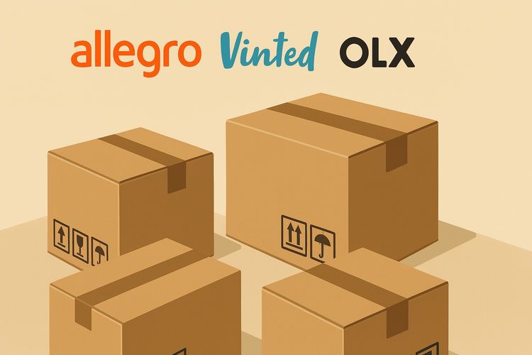 Box produktów do Vinted, Olx, Allegro