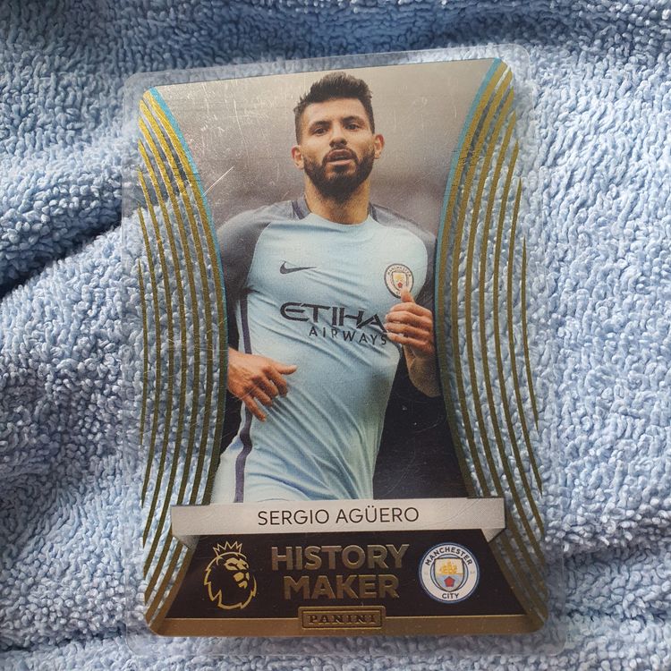 Manchester City Sergio Agüero Football Trading Card