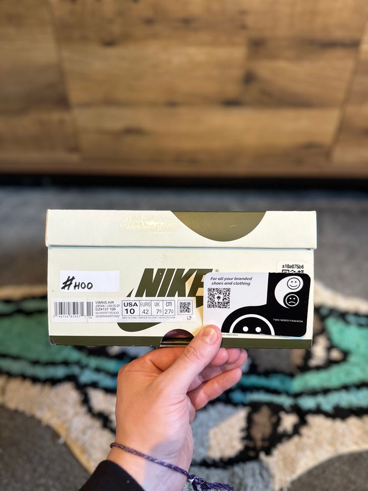 Nike Air Jordan 1 Travis Scott “ Olive” U.K. 7.5 image 9