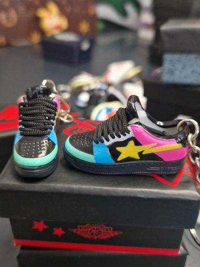 Miniature Bape Sneaker Keychain