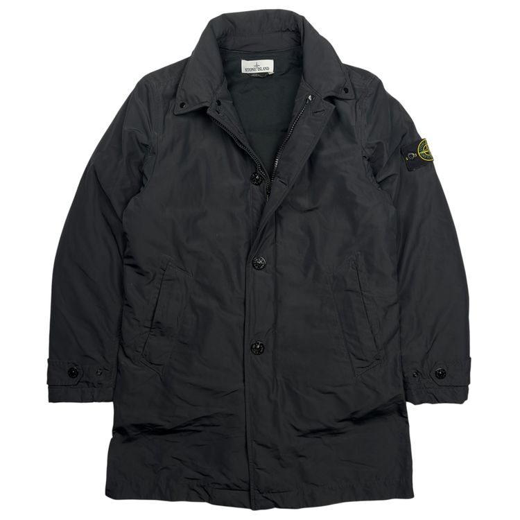 A/W 16 Stone Island Micro Reps with Primaloft Trench Coat - Black