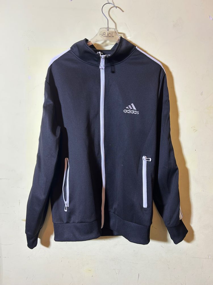 Adidas Black Zip-Up Jacket