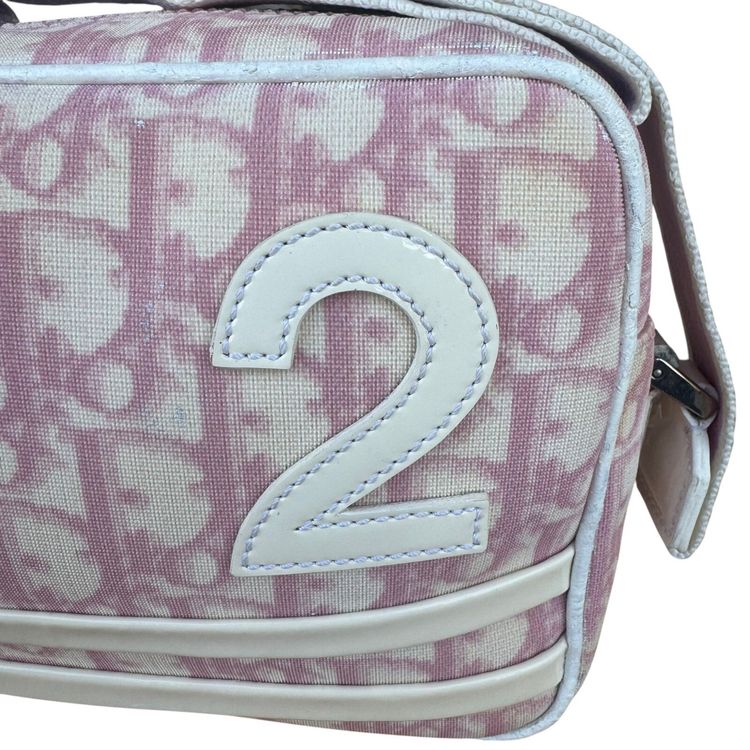 Christian Dior Trotter Pink Oblique Number 2 Shoulder Bag 7