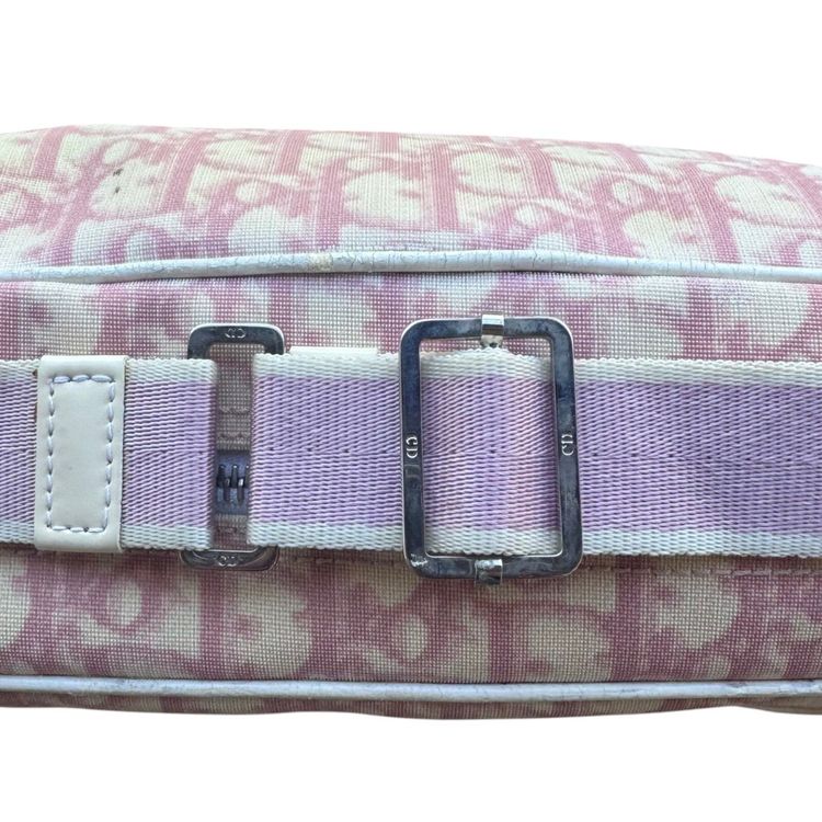Christian Dior Trotter Pink Oblique Number 2 Shoulder Bag 5