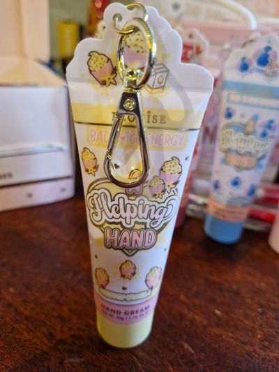 Helping Hand Hand Cream Keychain whipped vanilla