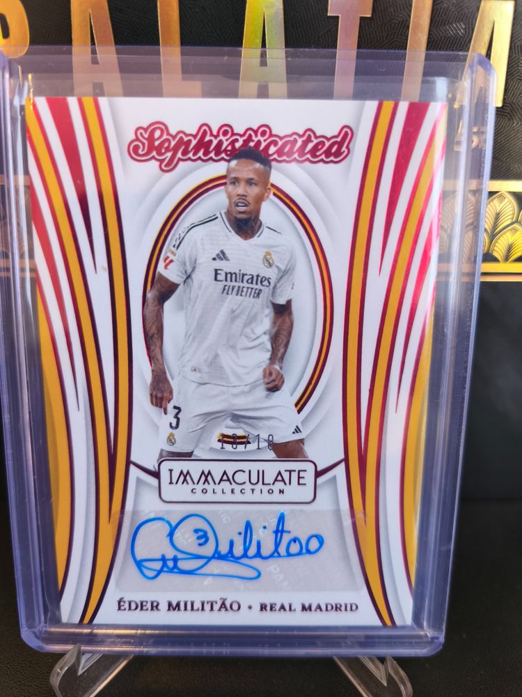 Éder Militao /18 Real Madrid Autographed Card