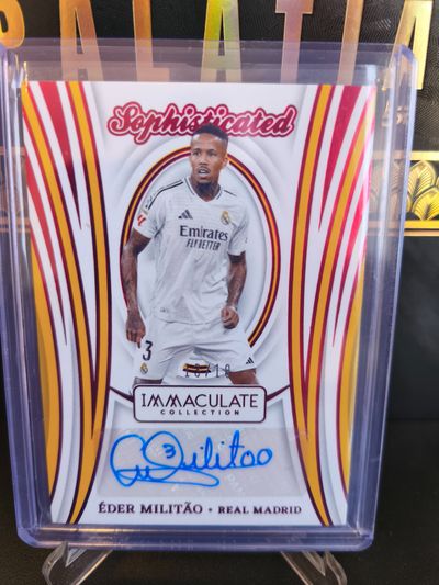 Éder Militao /18 Real Madrid Autographed Card