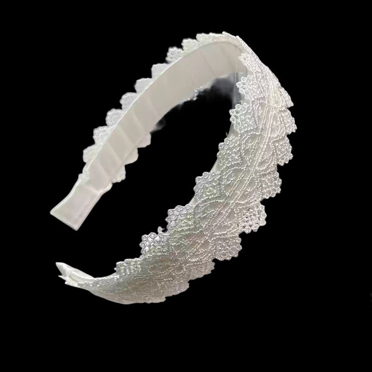 Immagine di White Lace Headbands 9