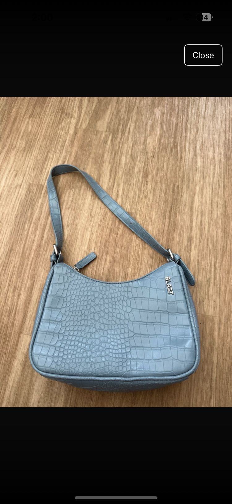 Other blue textured shoulder bag product image