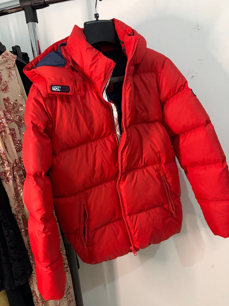 Tommy Hilfiger Tommy Hilfiger red puffer jacket product image